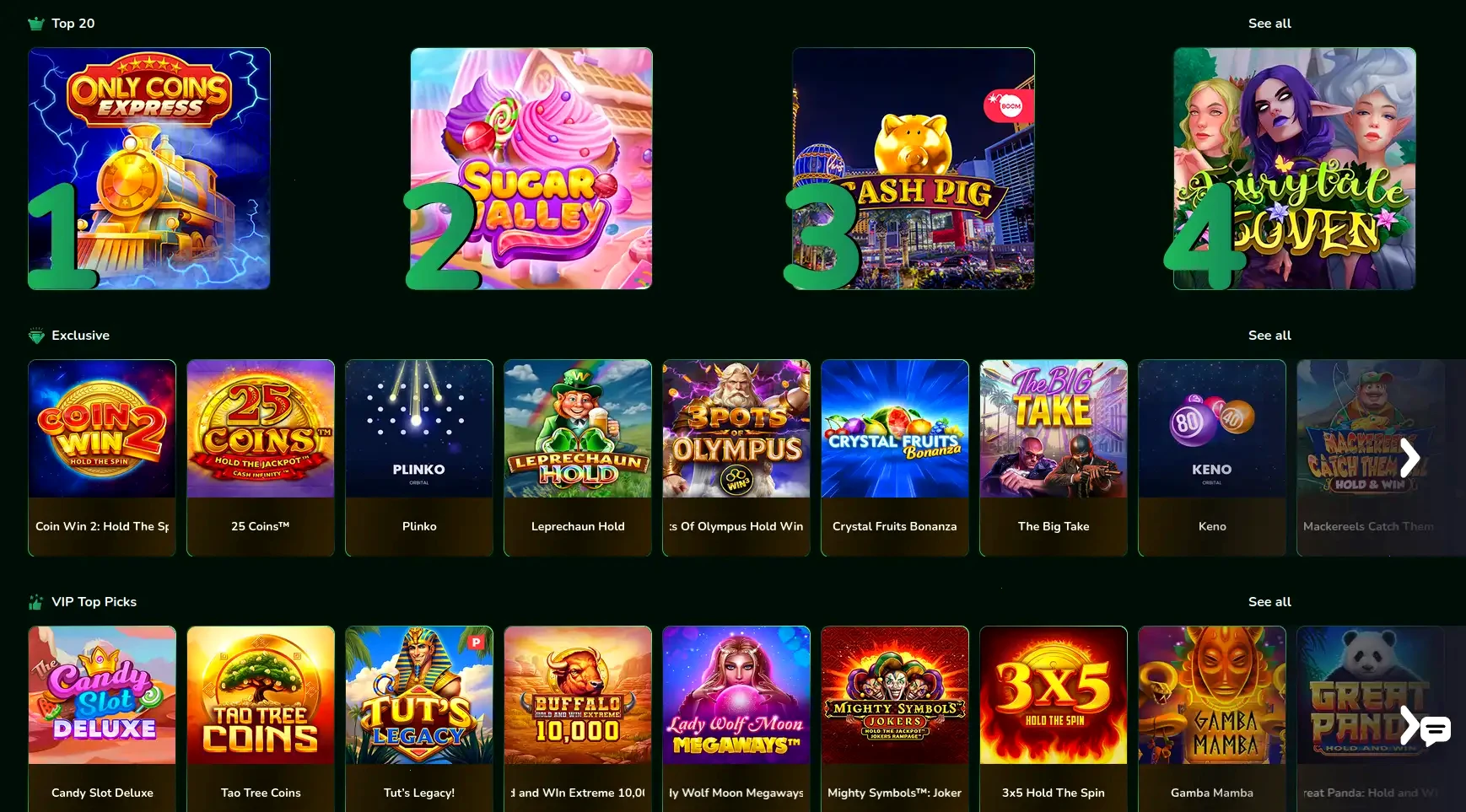 Offerte e promozioni disponibili su Boomerang Casino